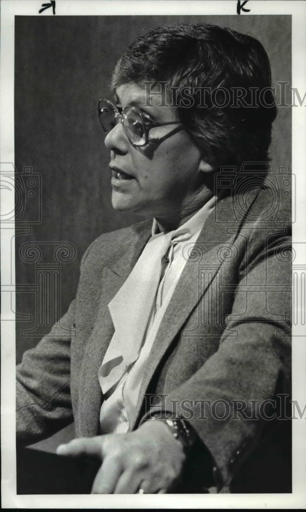 1983 Press Photo Janet Norwood, director of US Bureau of Labor Statistics - Historic Images