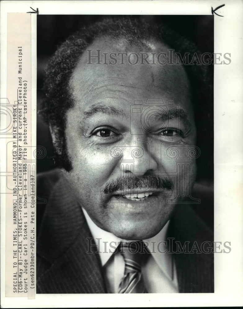 1985, Judge Carl Stoke - cvb25588 - Historic Images