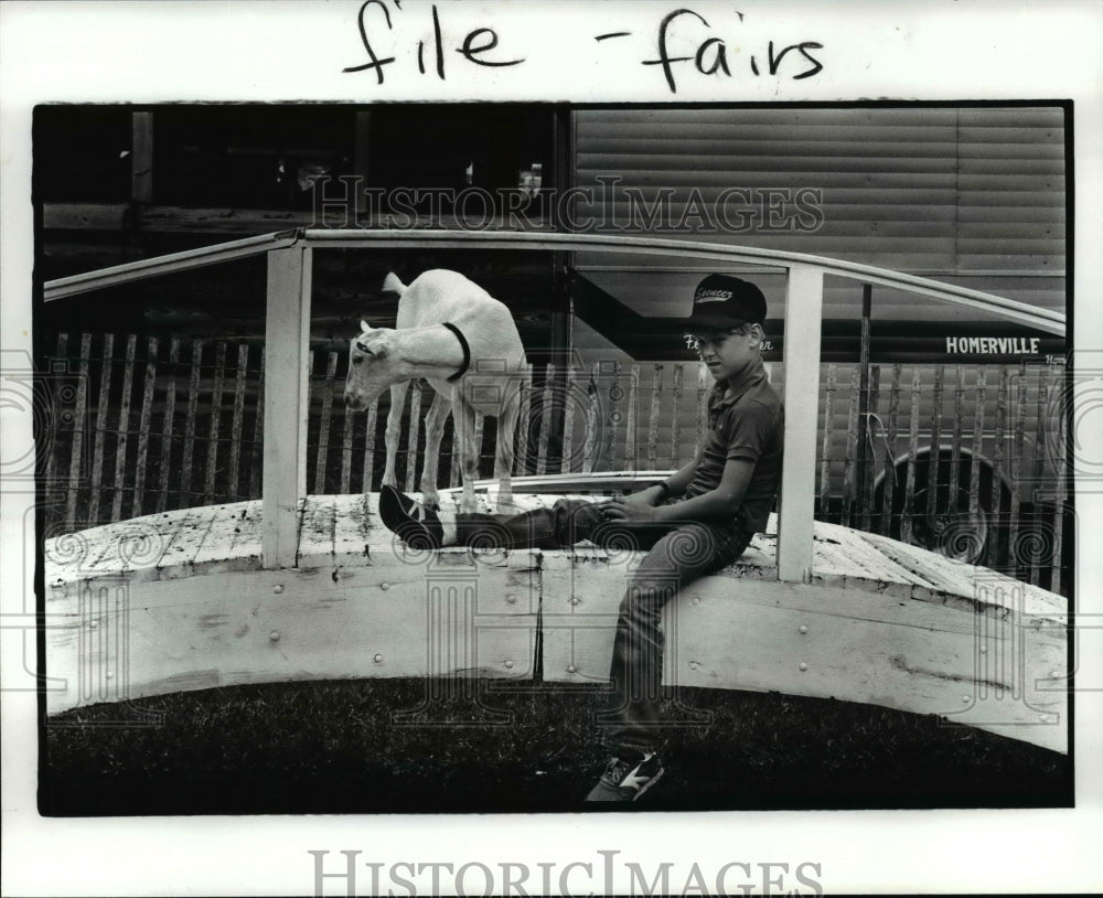 1985, Daryl Myers at Medina County Fair - cvb25728 - Historic Images