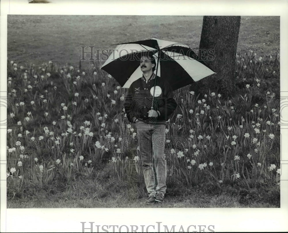 1990, Jerry Danku-May 4 Memorial, Kent State University - cvb25858 - Historic Images