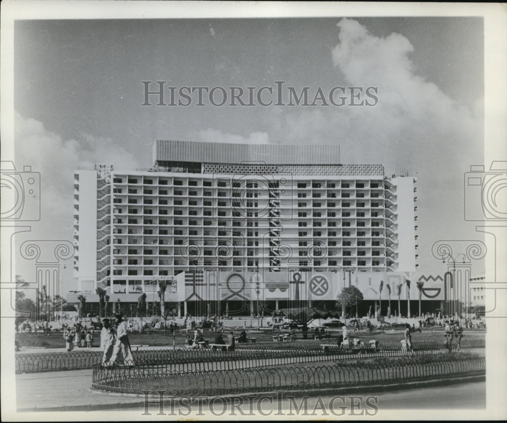 1966 Press Photo Nile Hiton, Cairo, Egypt - cvb25956 - Historic Images