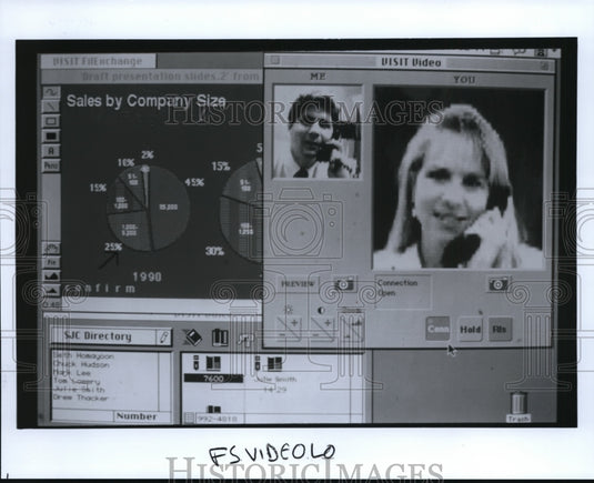 1993, Video Phone - cvb26001 - Historic Images