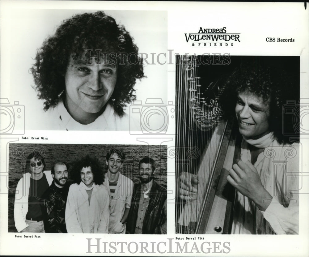 1985 Press Photo Ernst Wirz, Darryl Pitt in &quot;Andreas VollenWeider &amp; Friends. - Historic Images