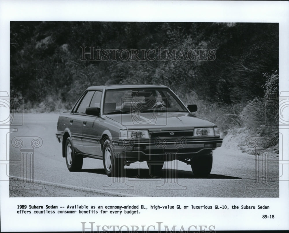 1989 Press Photo Subaru Sedan - cvb26387 - Historic Images