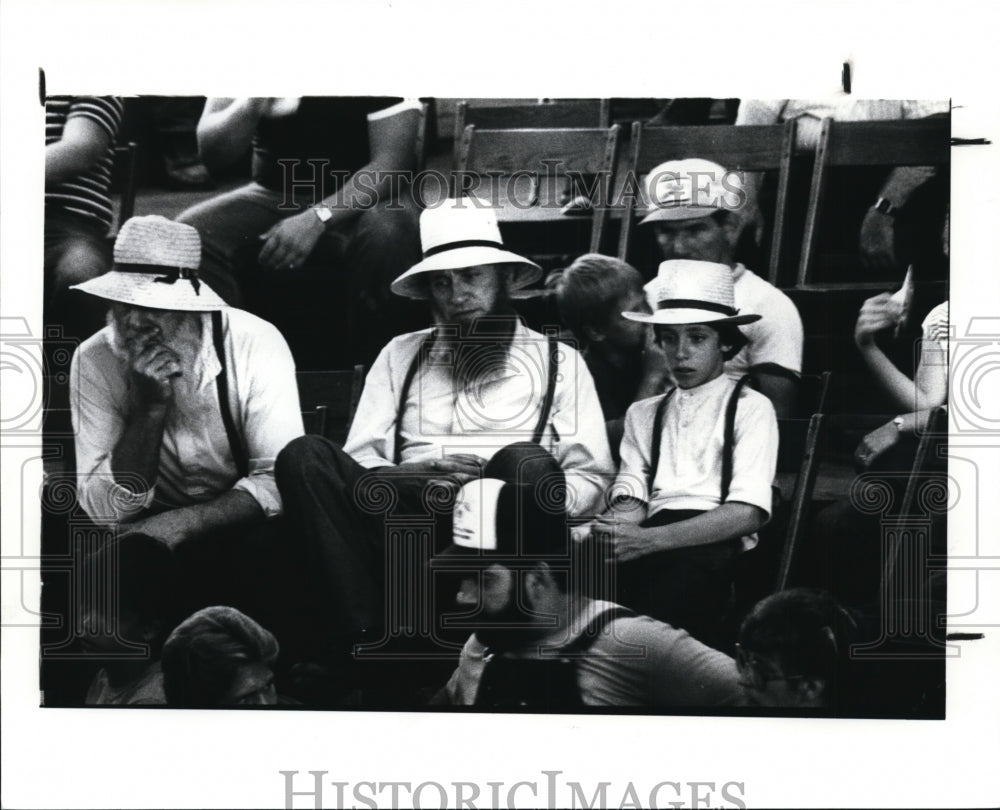 1987 Press Photo Amish in Ohio - cvb26478 - Historic Images