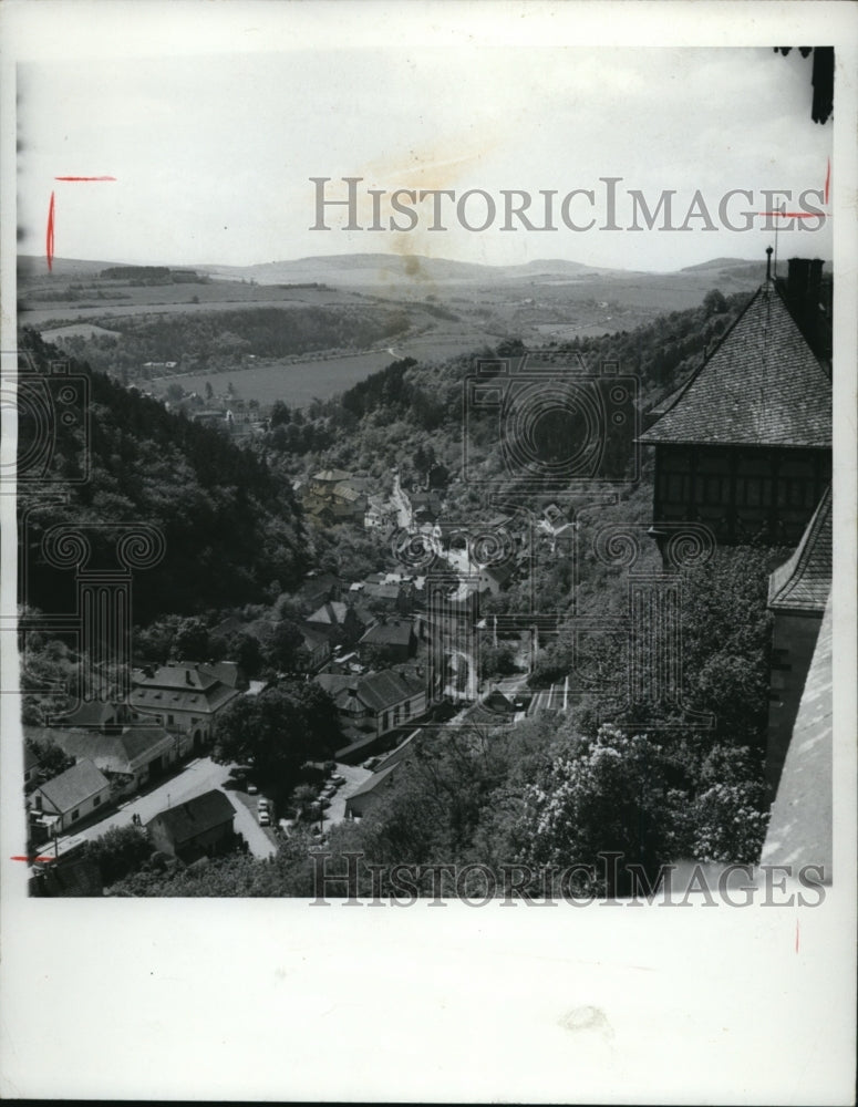 1972 Karlstejn Village near Prague in Czechoslovakia-Historic Images