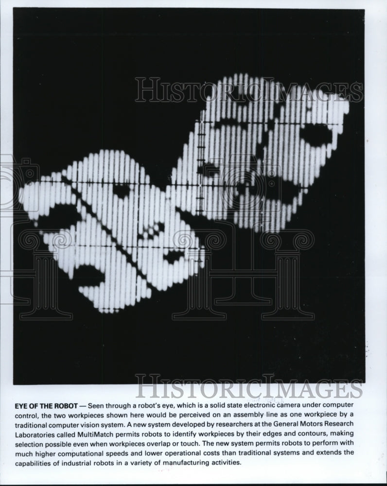 1985 Press Photo Robotics-electronic camera - cvb26634 - Historic Images