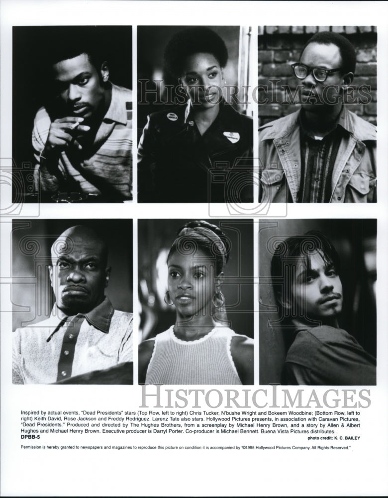 1995 Press Photo The stars of Hollywood Pictures' "Dead Presidents" - cvb26747 - Historic Images