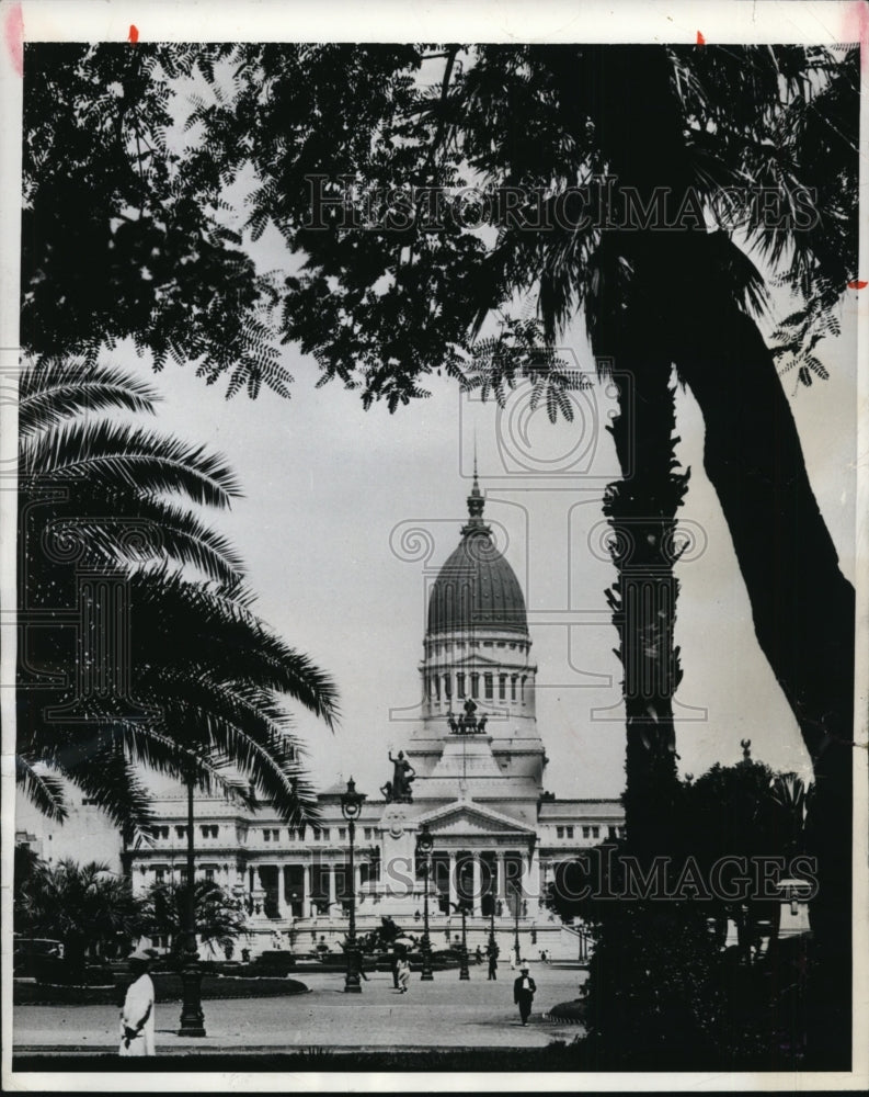 1935 Press Photo Plaza Congreso, Buenos Aires, Argentina - cvb26788 - Historic Images