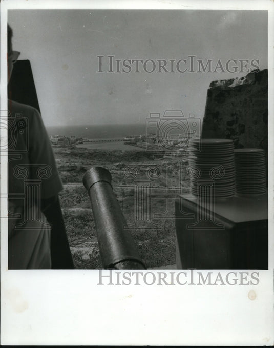 1968 View of Willemstad from Ft Nas restaurant, Curacao, Willemstad-Historic Images