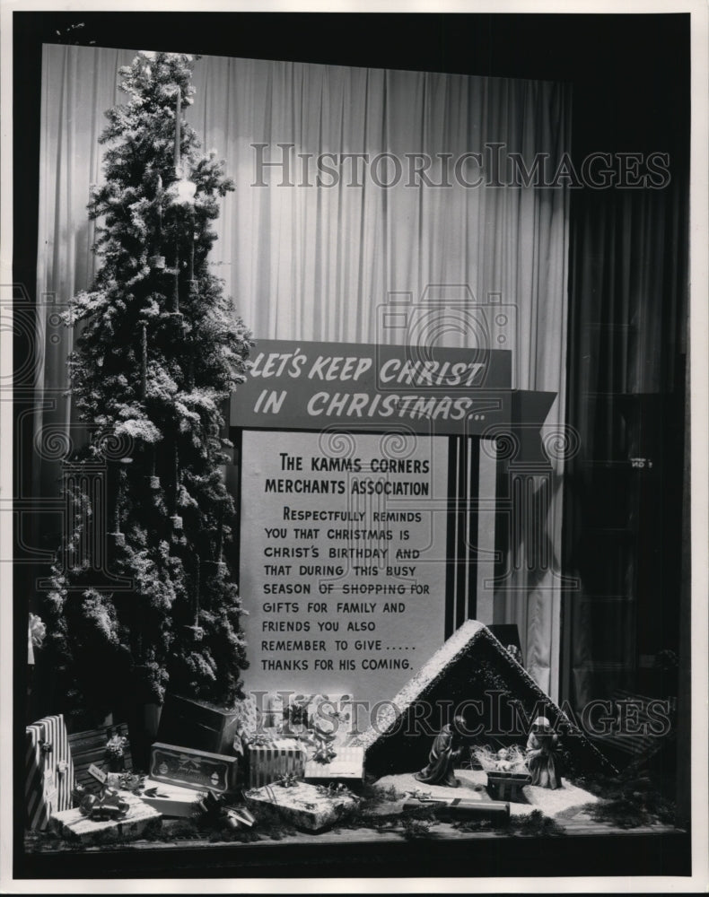1960 Kamms Corner&#39;s Christmas Scene at Mondo-Abele Dance Studio-Historic Images