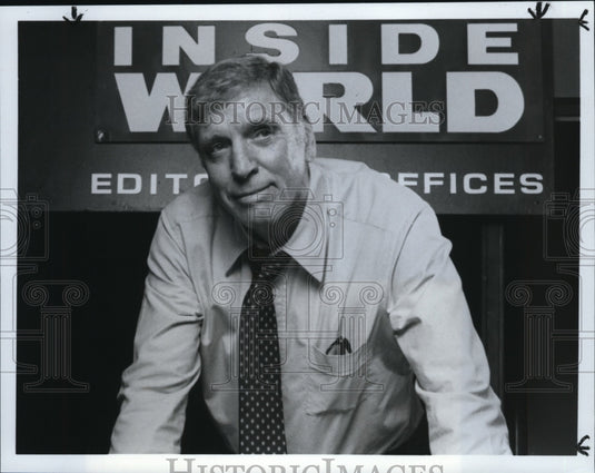 1985 Press Photo Burt Lancaster of The ABC Monday Night Movie -- "Scandal Sheet" - Historic Images