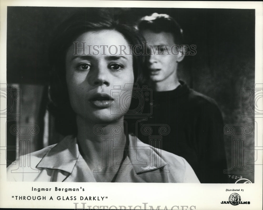 1964 Harriet Andersson and Lars Passgard in "Through A Glass Darkly"-Historic Images