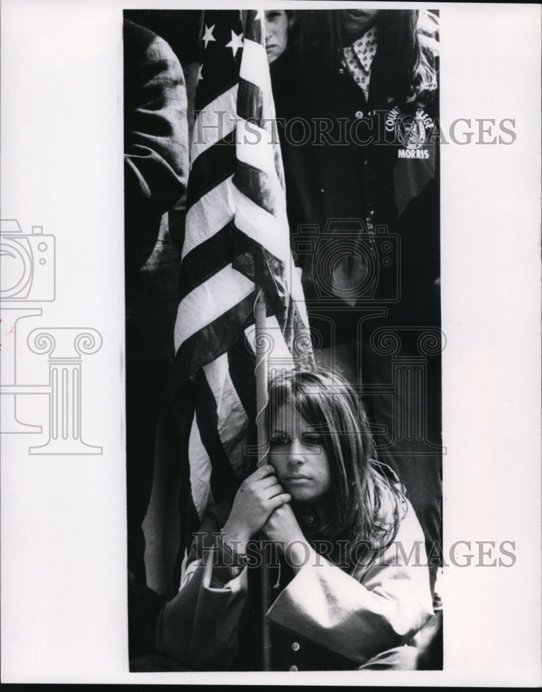 1971 Linda Tunstead-peace rally-Historic Images