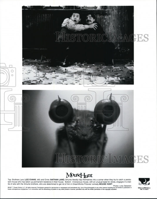 Press Photo Mouse Hunt-lee Evans and Nathan Lee - cvb27169 - Historic Images