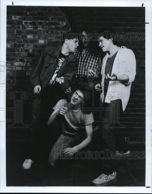 1988 Press Photo Kids in the Dark Plays - cvb27179 - Historic Images