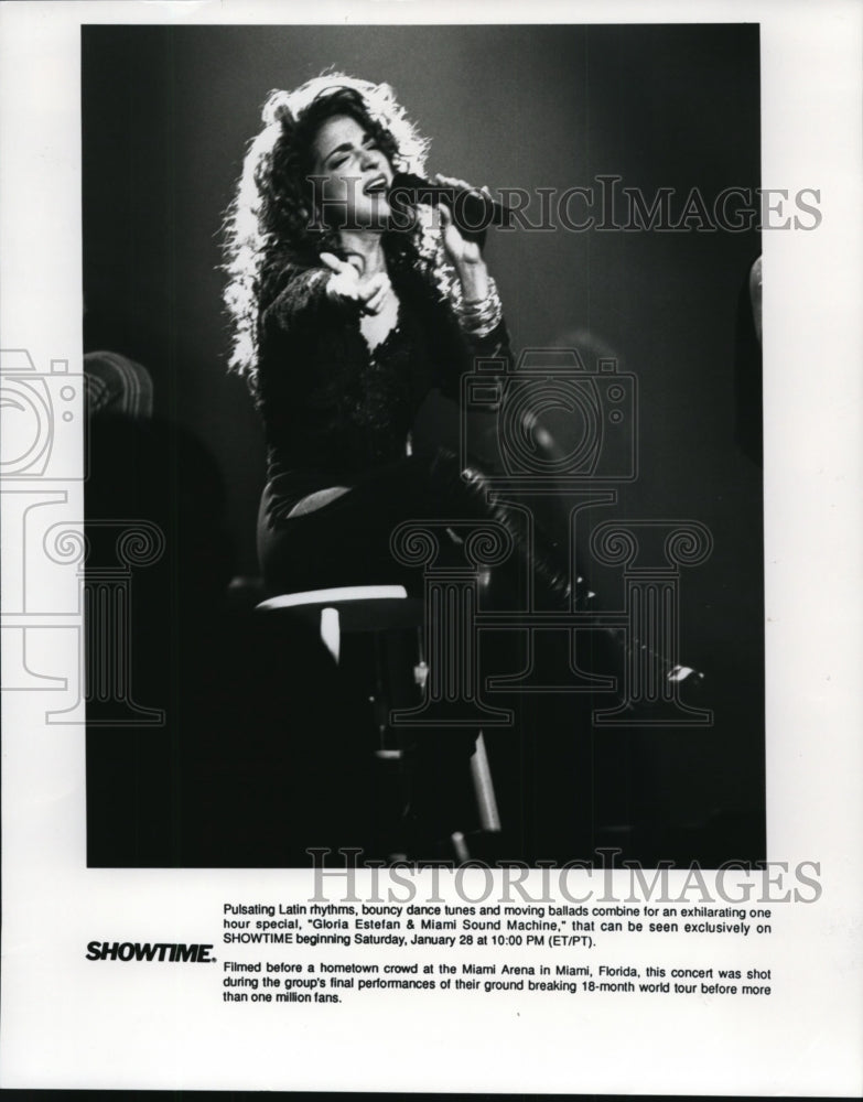 1989 Press Photo Gloria Estefan - cvb27286 - Historic Images