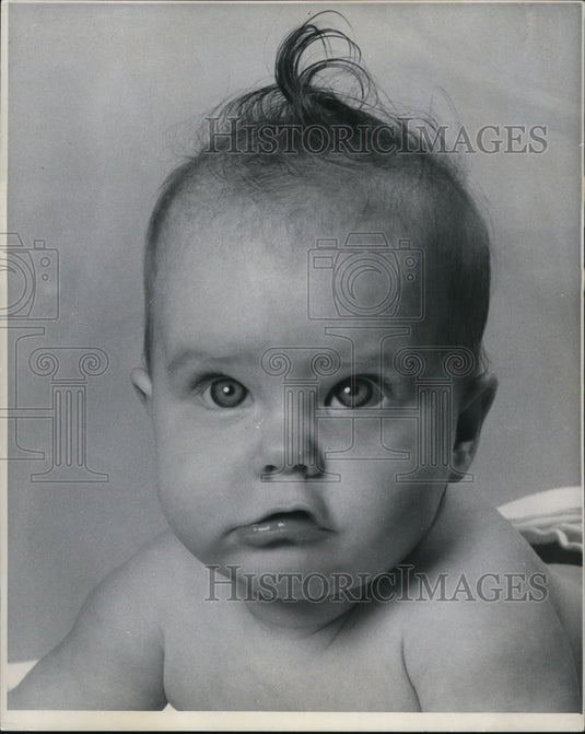 1953 Press Photo Baby Picture for Constance Bannister's Baby Calendar-Historic Images