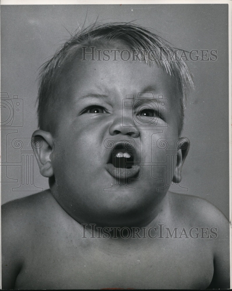 1953 Press Photo Baby Picture For Constance Bannister's Baby Calendar - Historic Images