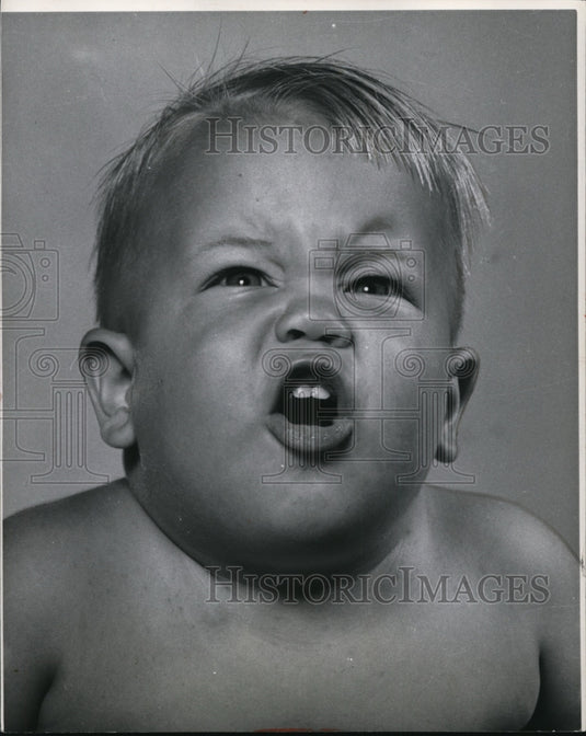 1953 Press Photo Baby Picture For Constance Bannister's Baby Calendar - Historic Images