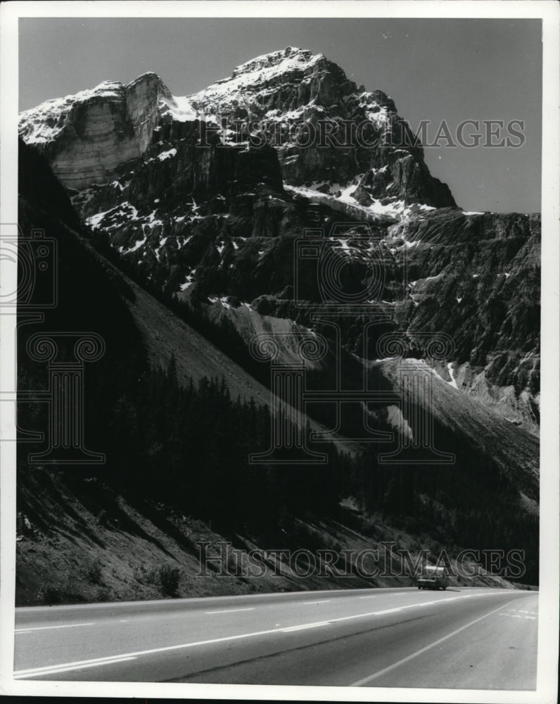 1971,: Mt. Stephens, Trans Canada Highway - Kicking Horse Pass - Historic Images