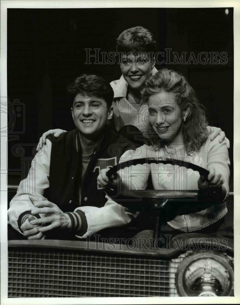 1993 Press Photo Heartbeats play-Michelle Blakely, Rick Ryder and Teri Gibson - Historic Images