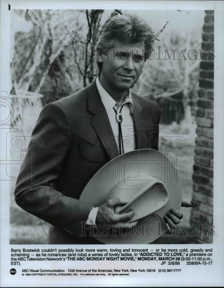 1988 Press Photo Barry Botswick stars in &quot;Addicted To Love&quot; - cvb27648 - Historic Images