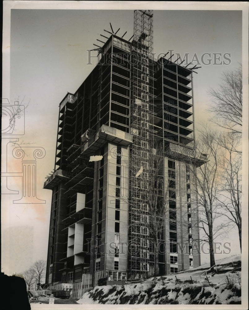 1964 Press PhotoL Apartments - Crystal Tower-Historic Images