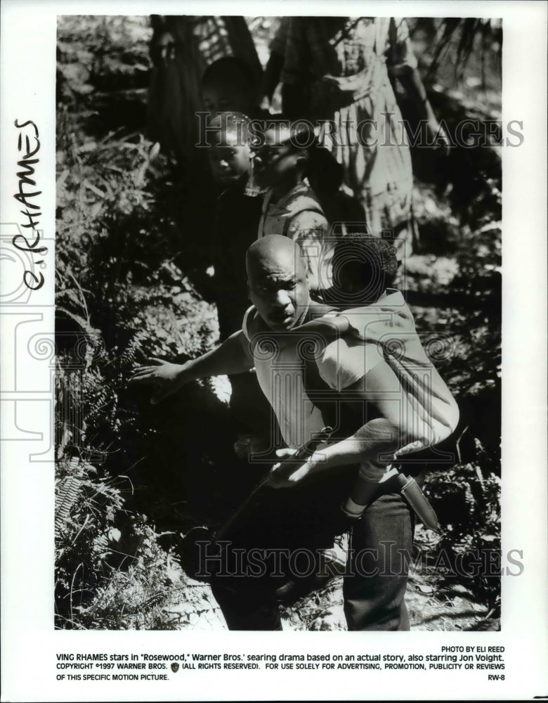 1997 Press Photo Ving Rhames stars in &quot;Rosewood&quot; Warner Bros - cvb27725 - Historic Images