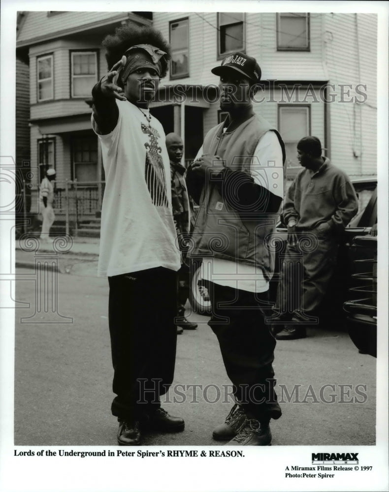 Press Photo Lords of the Undergroudn in Peter Spirer's Rhyme & Reason. - Historic Images