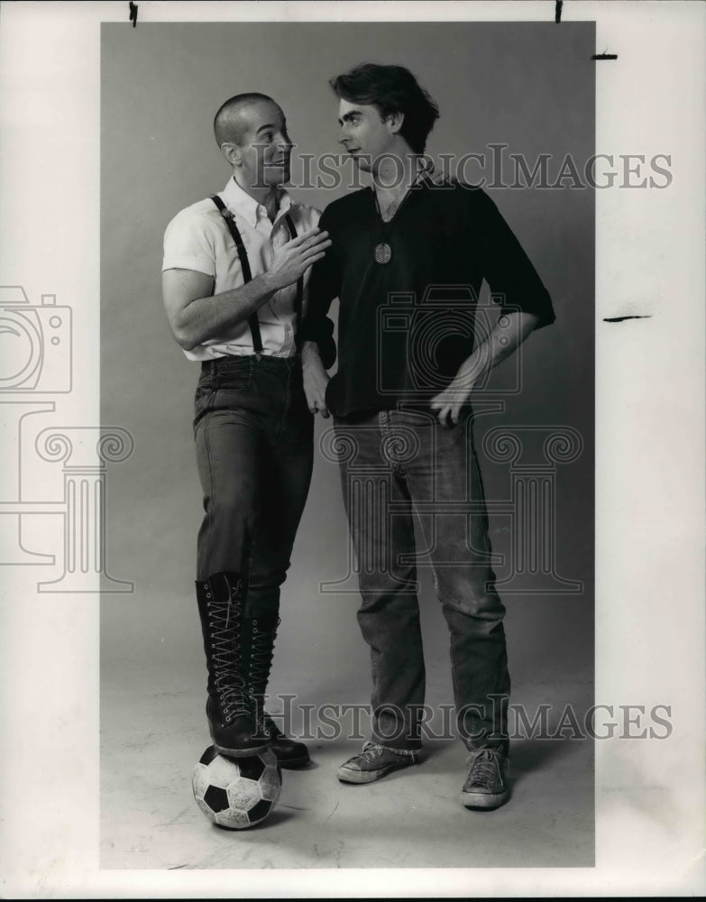 1989 Press Photo The Bovver Boys-Kelly Gwinn and James Riotdan - cvb27897 - Historic Images