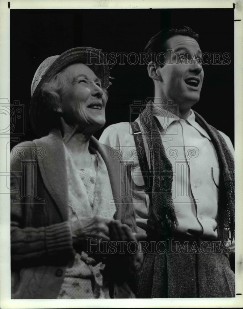 1988, Ruth Nelson ans Tim Conver-Christmas Memory play - cvb27905 - Historic Images