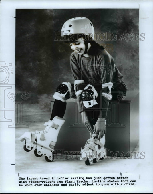 1991 Press Photo Roller Skating - cvb28006 - Historic Images