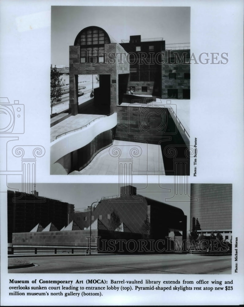 1986 Press Photo Museum of Contemporary Art in Los Angeles, California - Historic Images