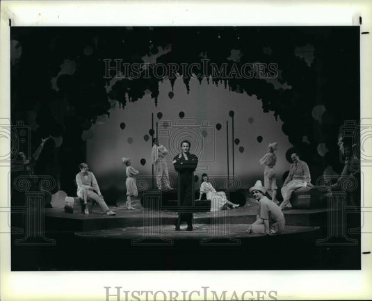 1987 Press Photo Walter Willison in The Fantasticks - cvb28314 - Historic Images