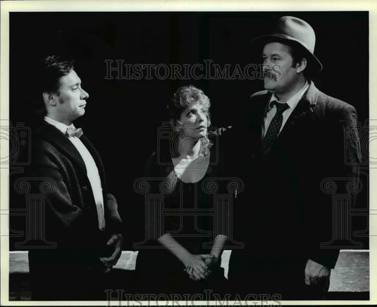 1986 Press Photo Joseph P Timperio, Deborah Bosner & Robert Hawkes- Faith Healer - Historic Images