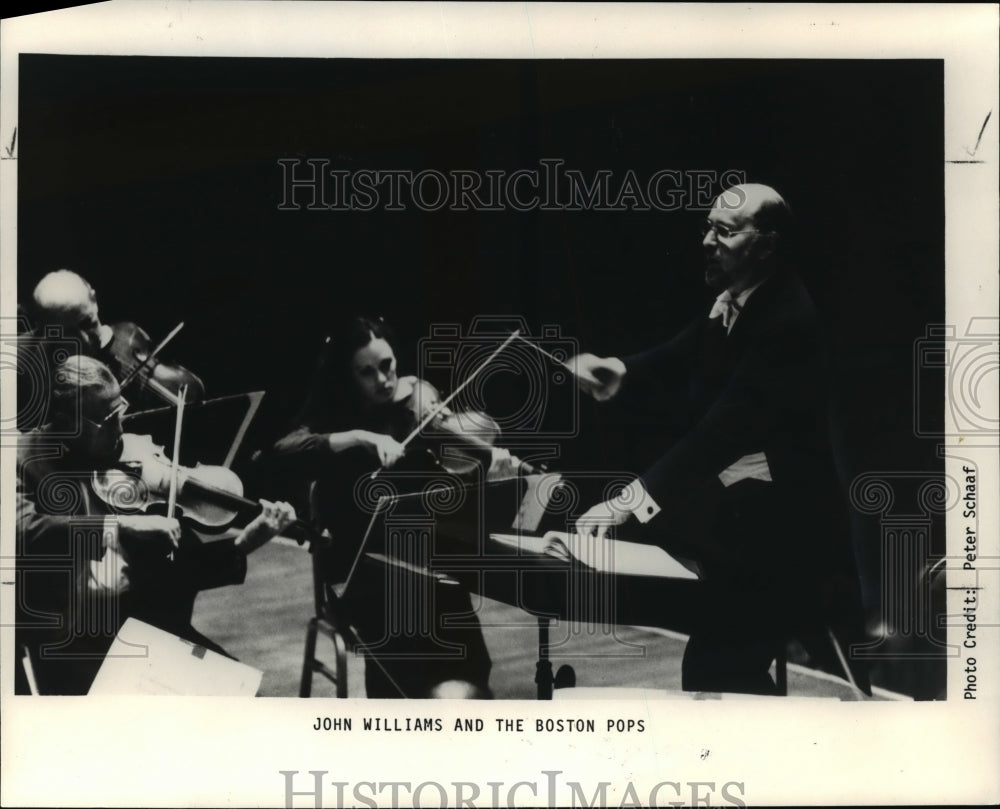 1983 Press Photo John Williams and the Boston Pops - cvb28374 - Historic Images