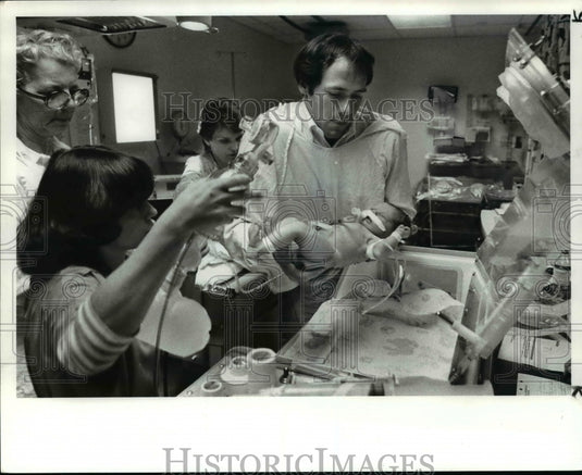 Press Photo Ill babies at the hospital - cvb28401 - Historic Images