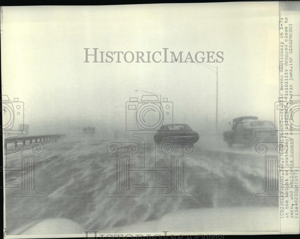 1971 Press Photo Weather, Blizzard of January 1971 - cvb28425 - Historic Images