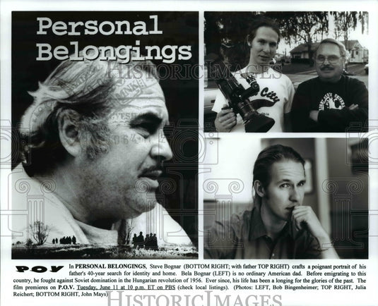 Press Photo Personal Belongings-The Bognar family - cvb28437 - Historic Images