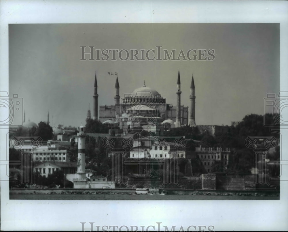 Press Photo St. Sophia Church-Istanbul Turkey - cvb28472 - Historic Images