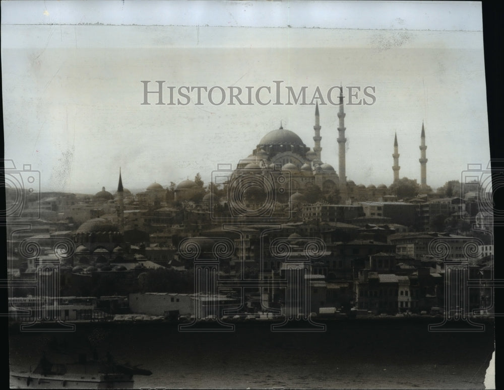 Press Photo Mosque of Sultan Suleyman-Istanbul Turkey - cvb28477 - Historic Images