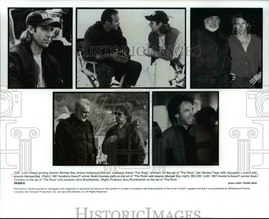 Press Photo The Rock movie-on the set - cvb28484 - Historic Images