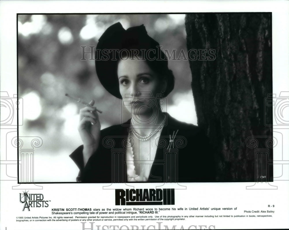 Press Photo Kristin Scott Thomas-Richard III movie - cvb28492 - Historic Images