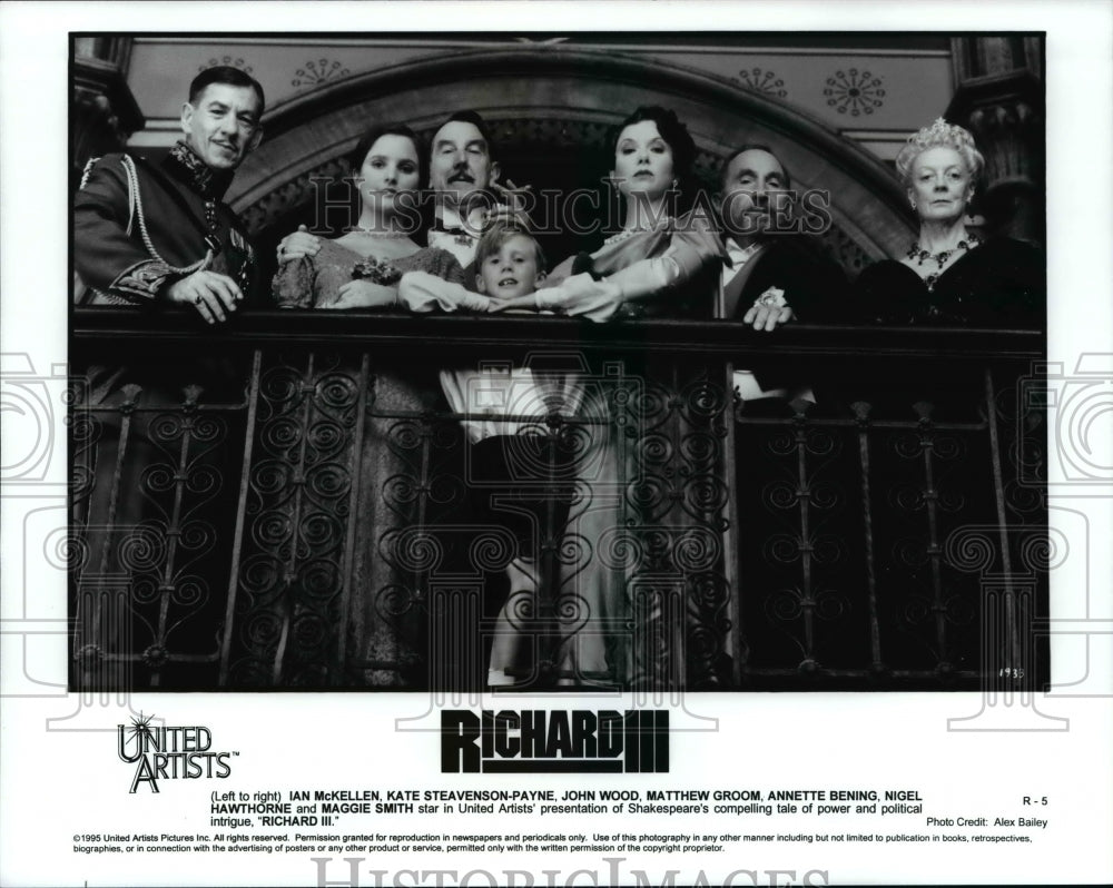 1995 Press Photo Ian McKellem, Kate Steavenson Payne, John Wood, Matthew Groom - Historic Images