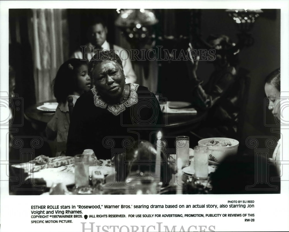 1997 Press Photo Esther Rolle, Actress Stars inMovie Rosewood - cvb28502 - Historic Images