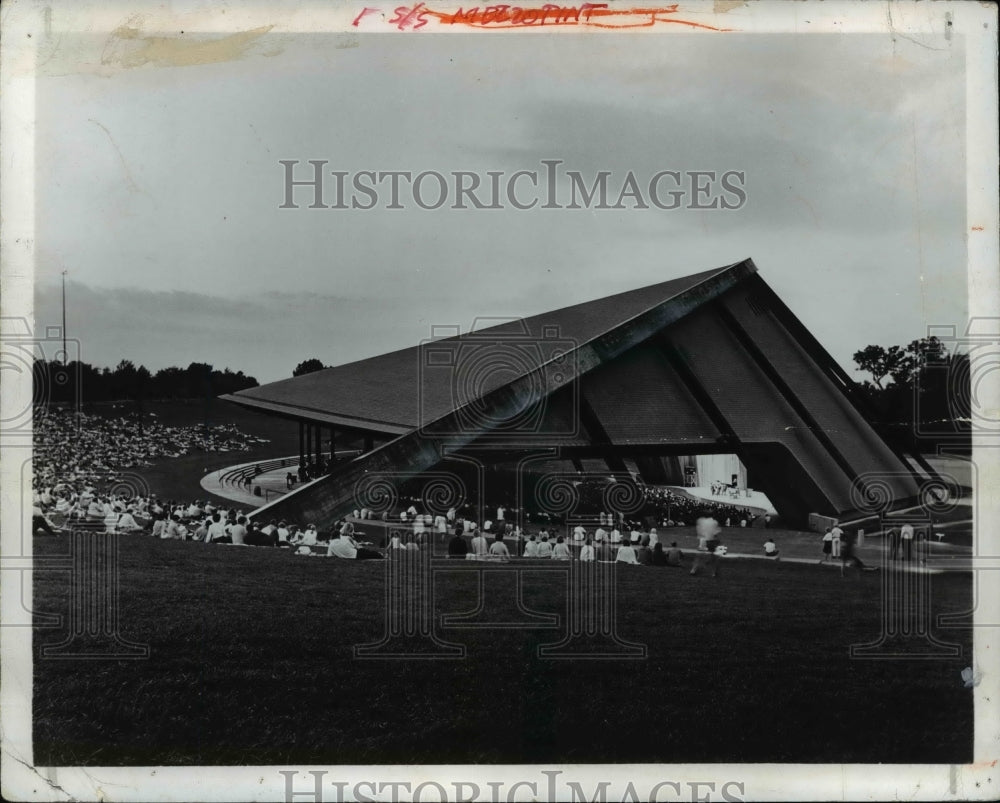 1969 Press Photo Cleveland Orchestra Blossom Music Center - cvb28637 - Historic Images