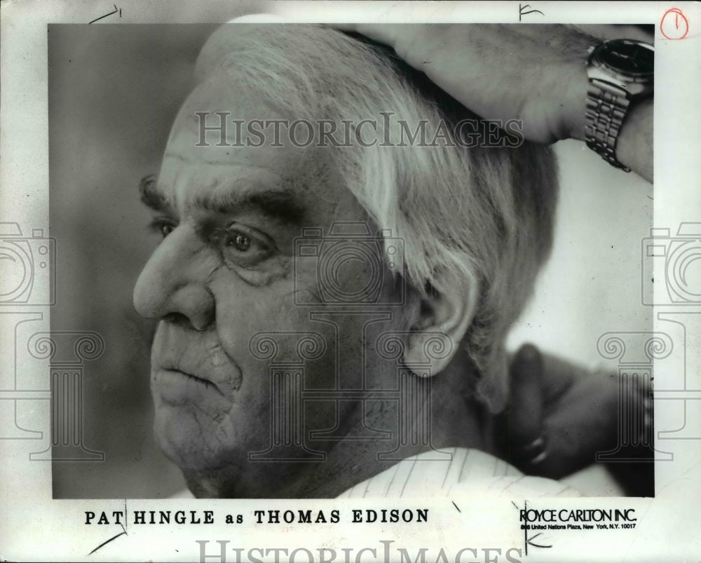 1983 Press Photo An Evening with Thomas Edison - cvb28693 - Historic Images