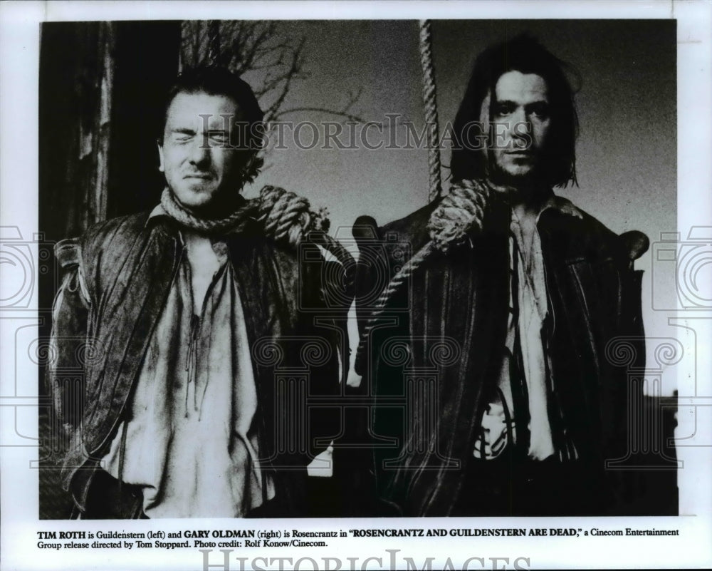 1991 Press Photo Rosencrantz &amp; Guildenstern are Dead - cvb28700 - Historic Images