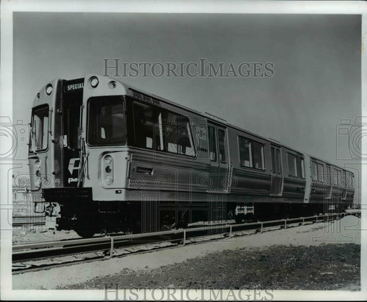 1970 Press Photo: America's most advanced rapid transit car - Granite City, IL.-Historic Images